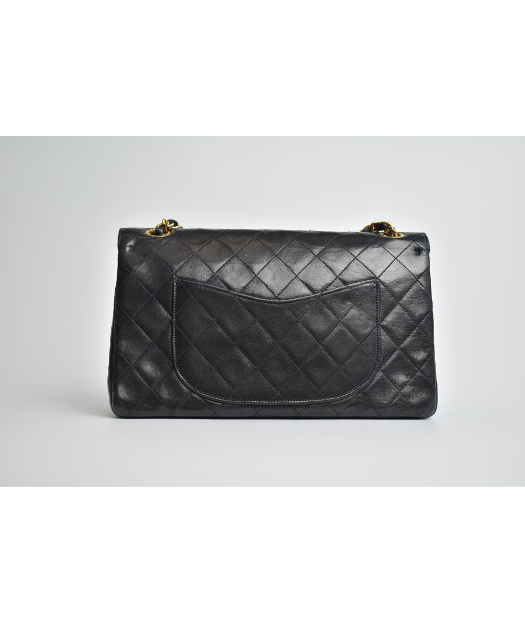 CHANEL Черная кожаная сумка через плечо, фото 3
