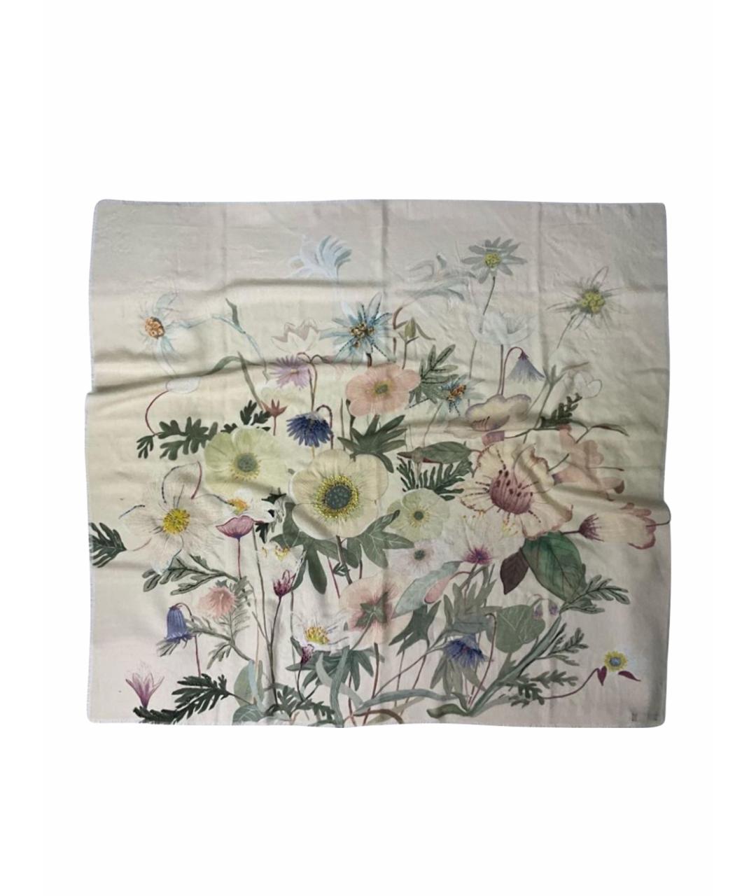 LORO PIANA Бежевый кашемировый шарф, фото 1