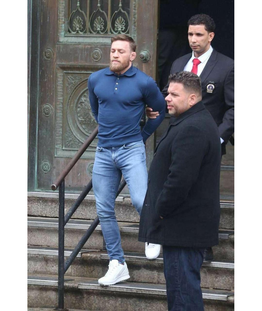 SAINT LAURENT Белые кожаные высокие кроссовки / кеды, фото 7