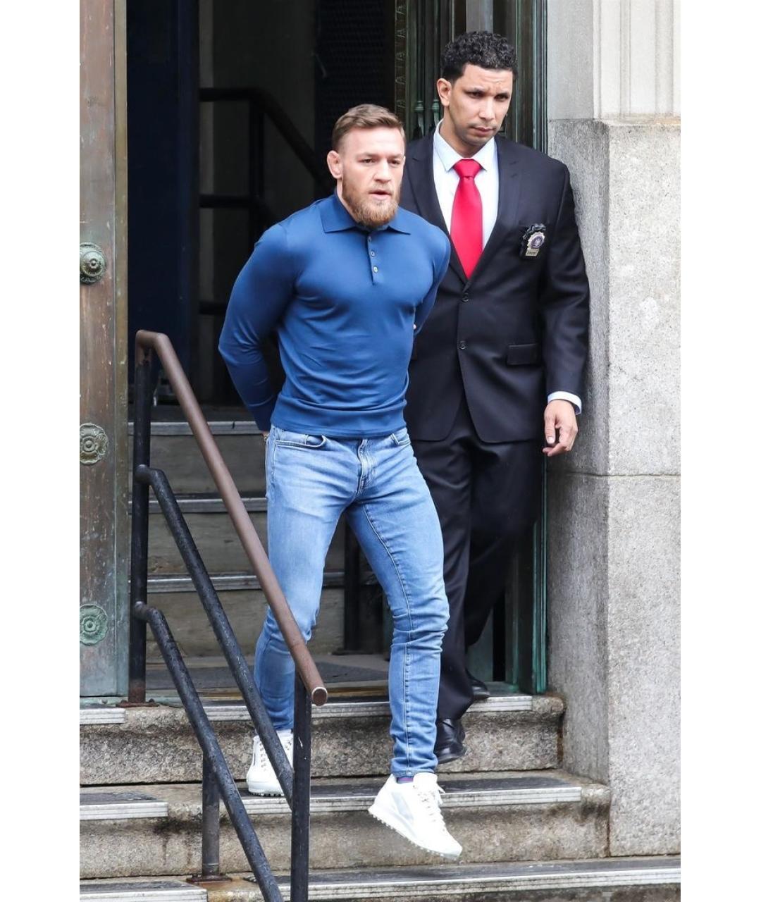 SAINT LAURENT Белые кожаные высокие кроссовки / кеды, фото 6