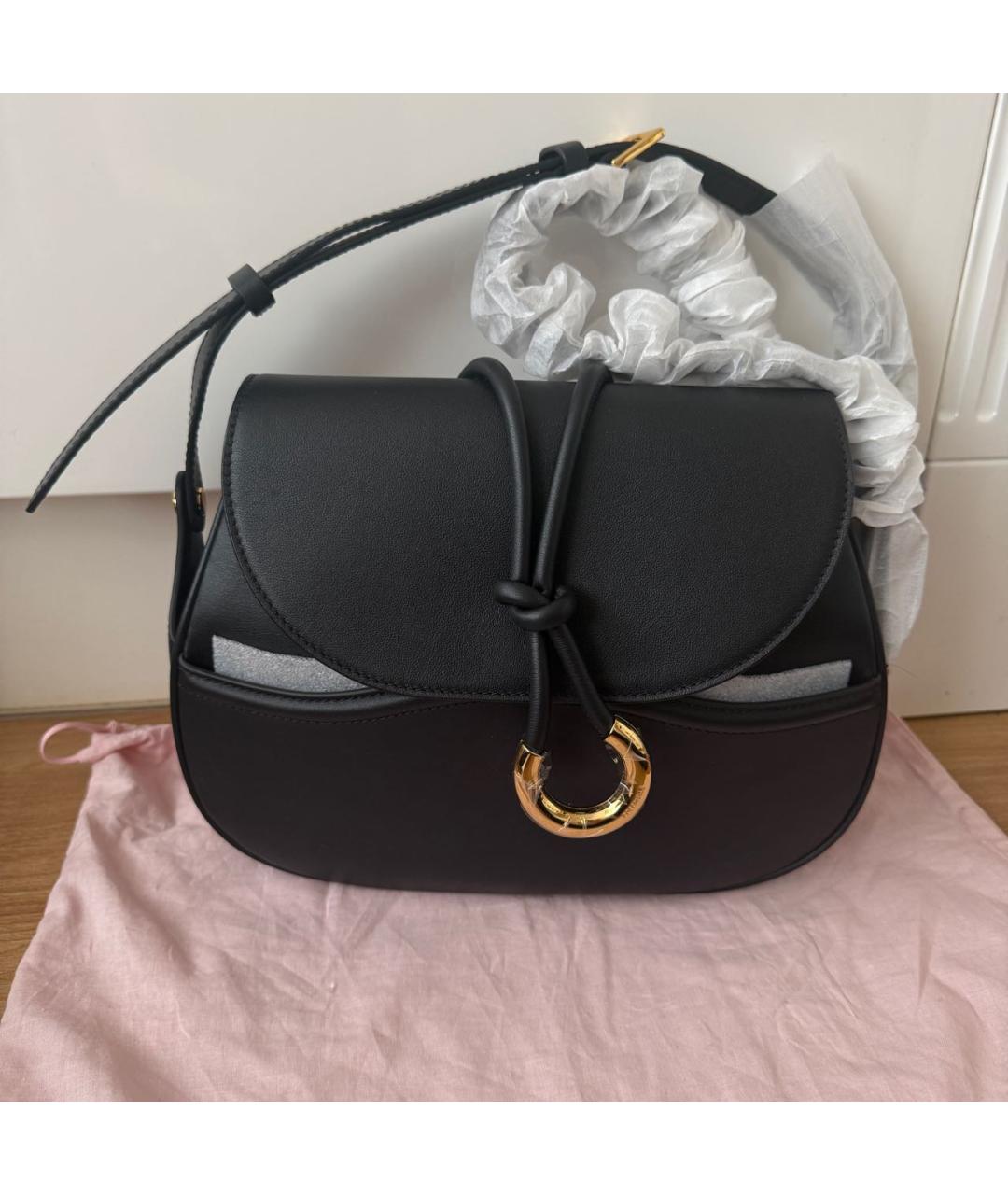 COCCINELLE Черная кожаная сумка через плечо, фото 9