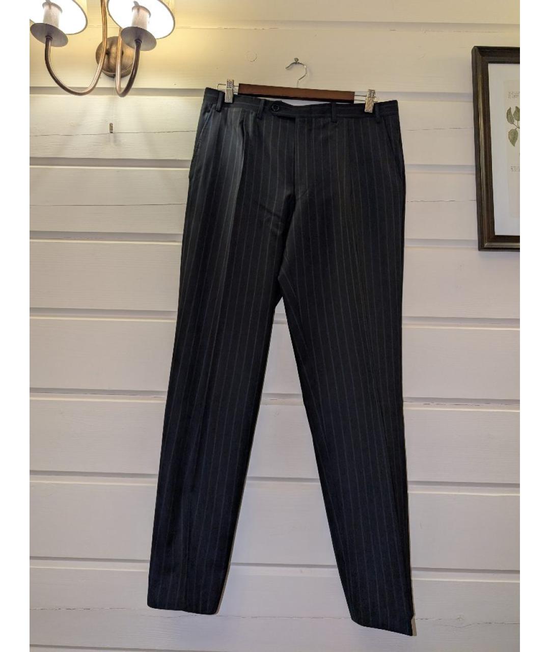 CANALI Темно-синий классический костюм, фото 3