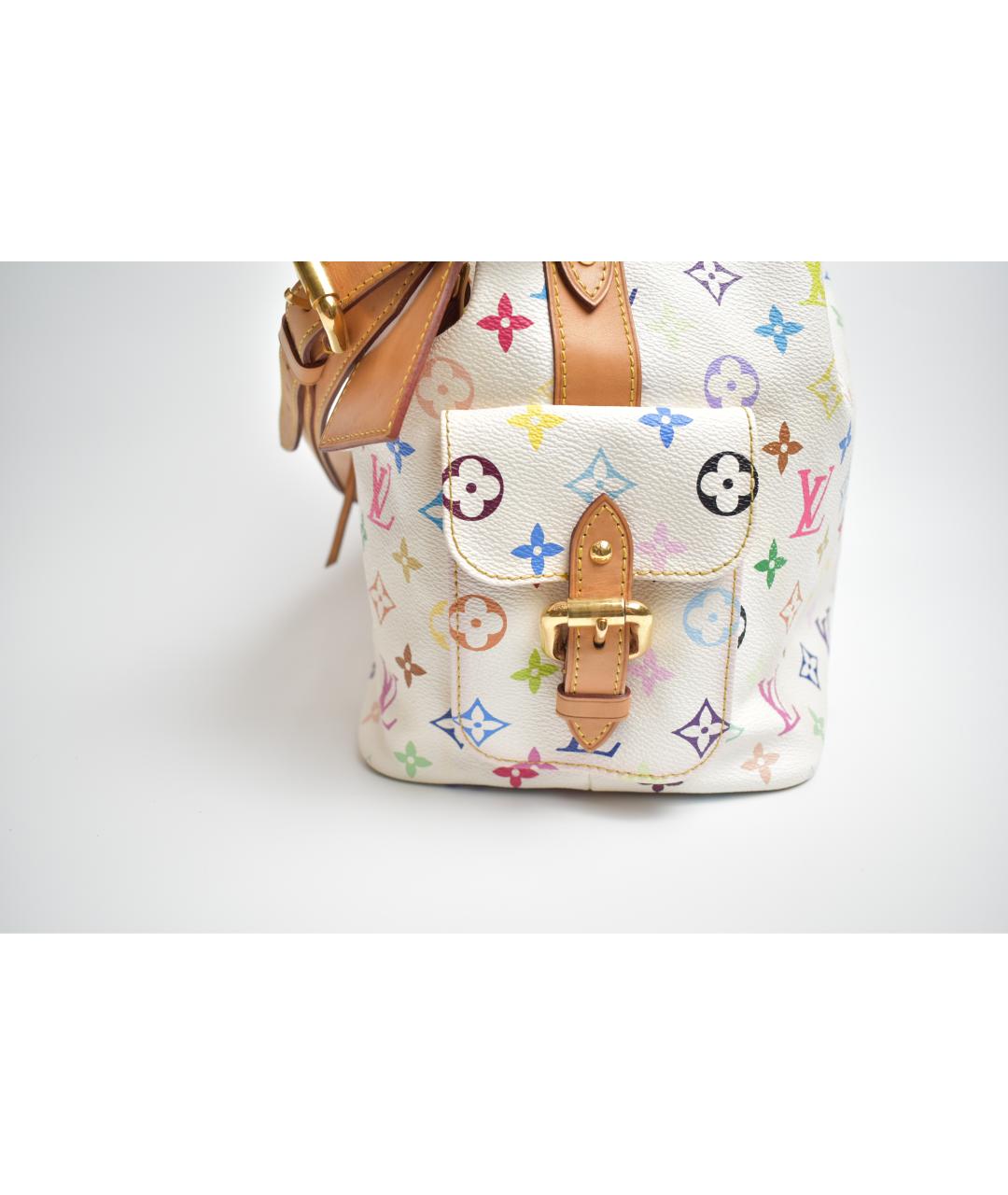 LOUIS VUITTON Белая сумка через плечо, фото 8