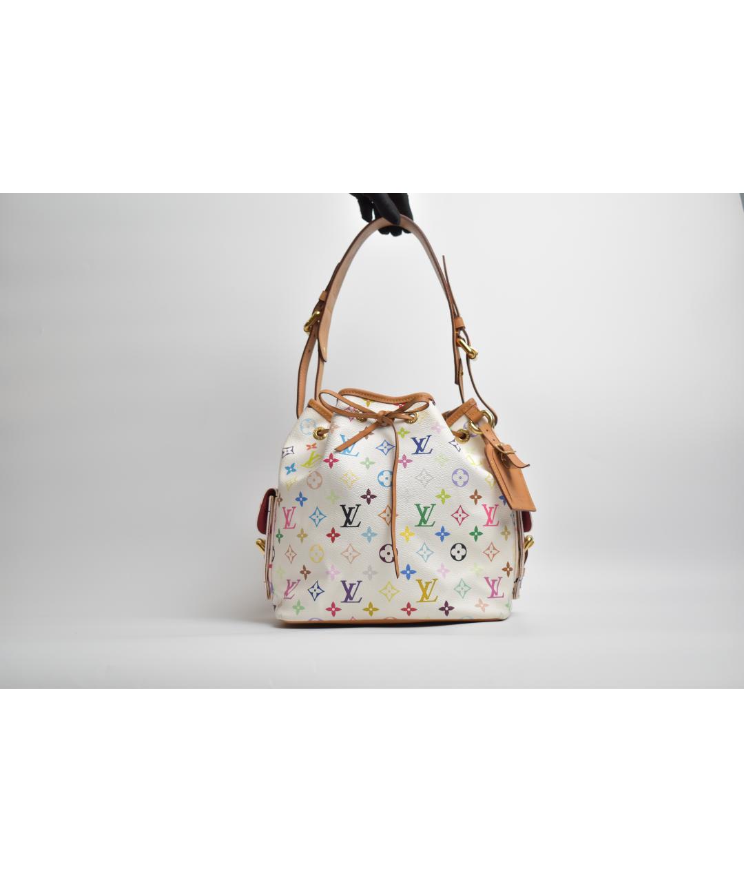 LOUIS VUITTON Белая сумка через плечо, фото 10