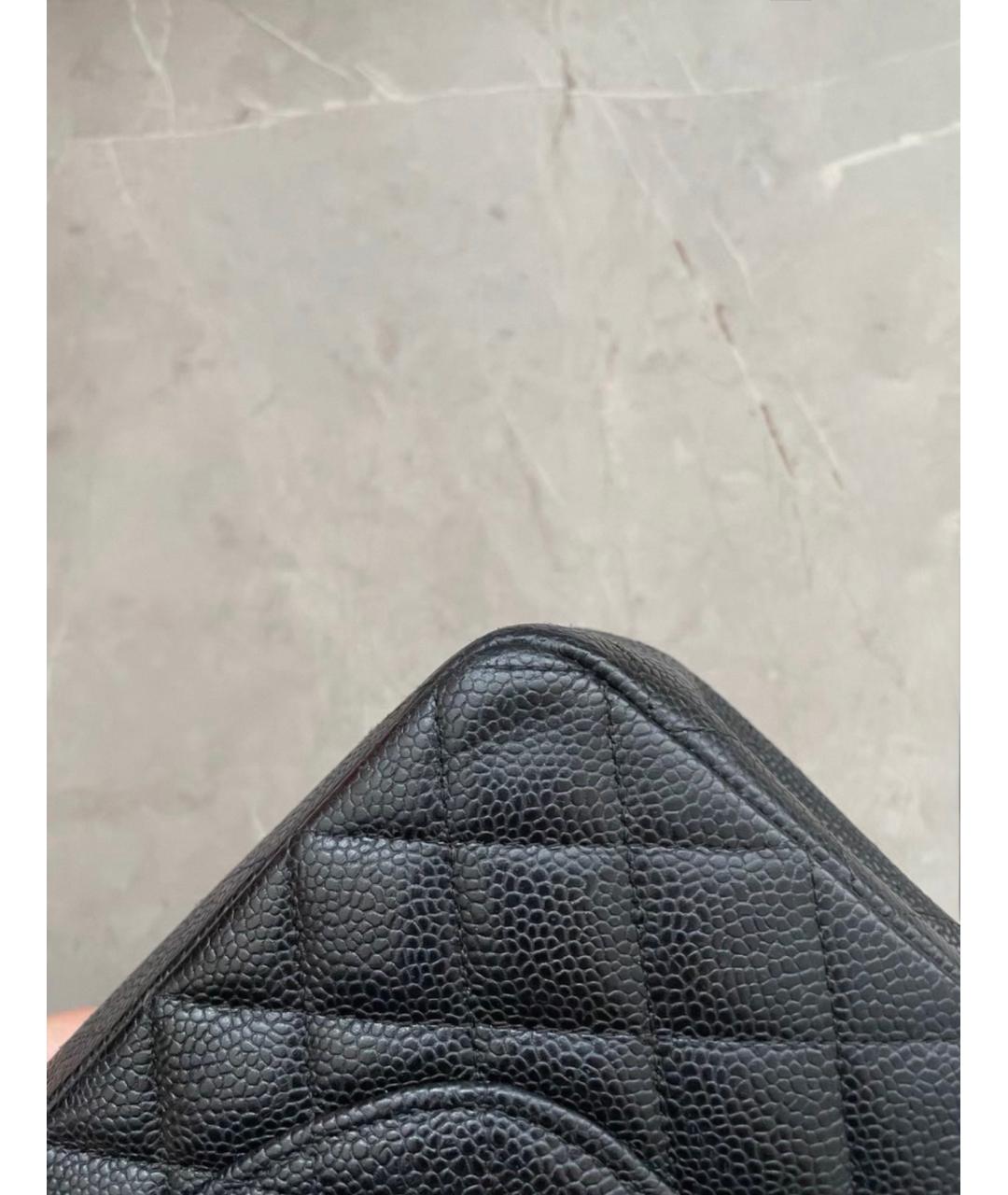 CHANEL Черная кожаная сумка через плечо, фото 6