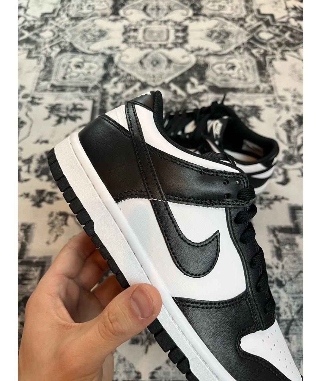 NIKE Черные кожаные кеды, фото 5