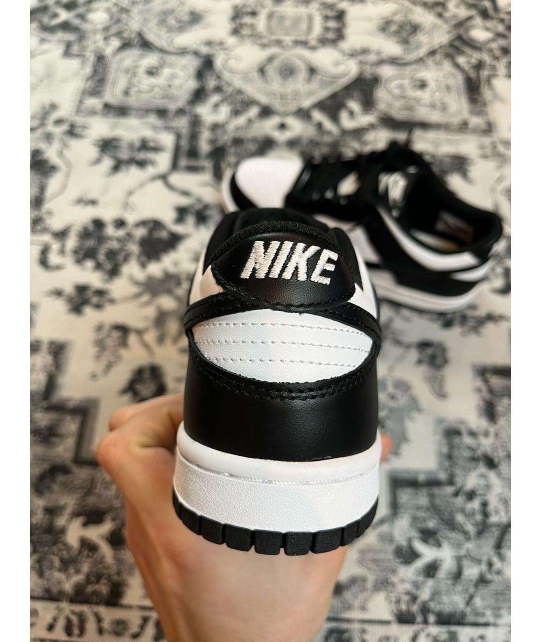 NIKE Черные кожаные кеды, фото 4