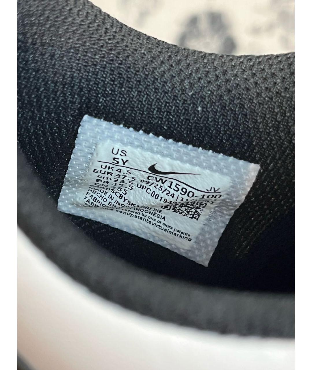 NIKE Черные кожаные кеды, фото 7