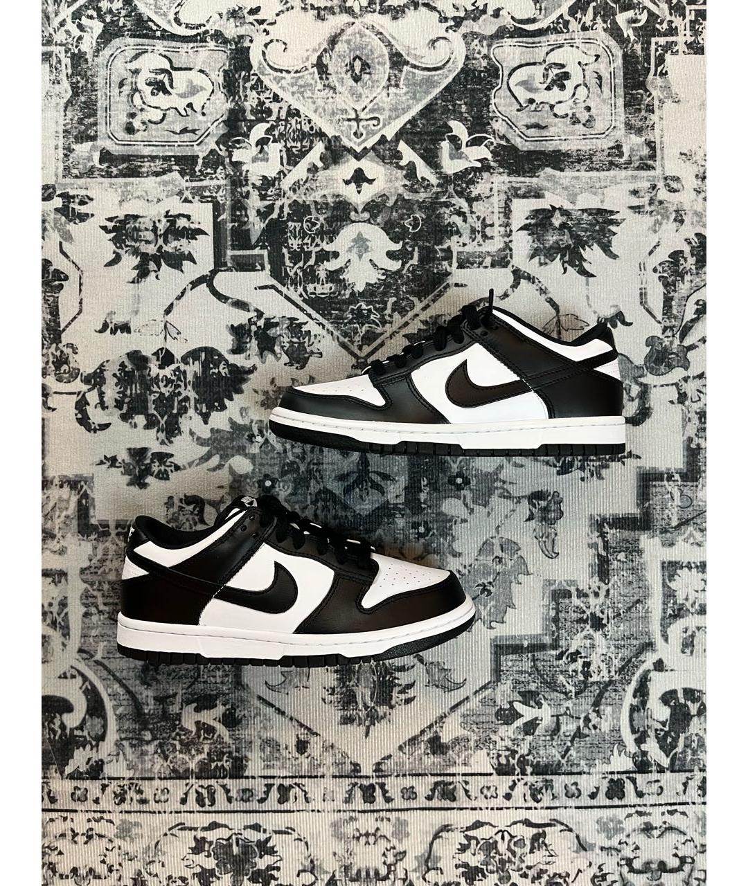 NIKE Черные кожаные кеды, фото 8