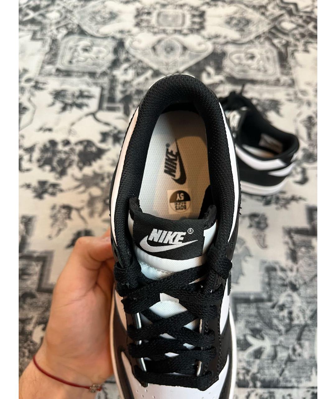 NIKE Черные кожаные кеды, фото 3