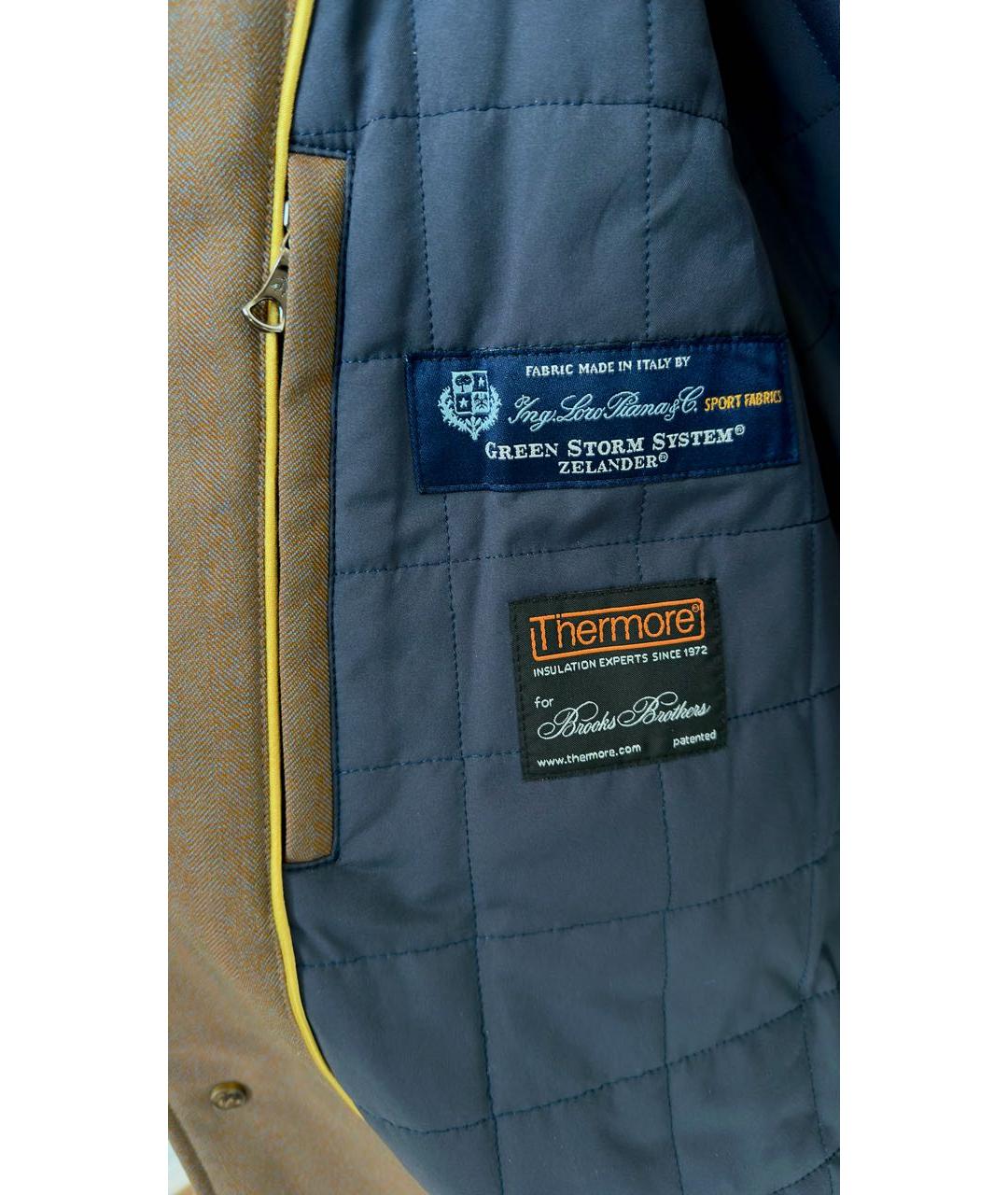 LORO PIANA Коричневое шерстяное пальто, фото 5