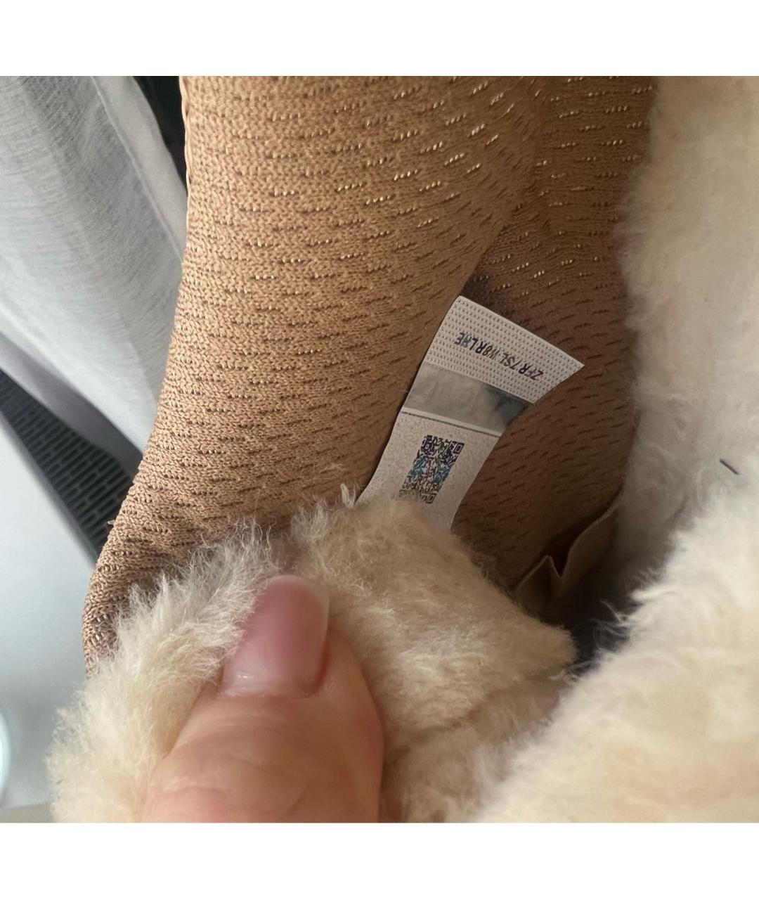 UGG AUSTRALIA Бежевые замшевые кроссовки, фото 7