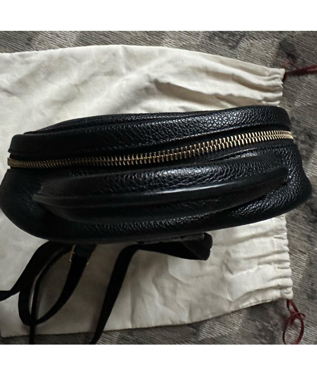 ETRO Черная кожаная сумка через плечо, фото 3