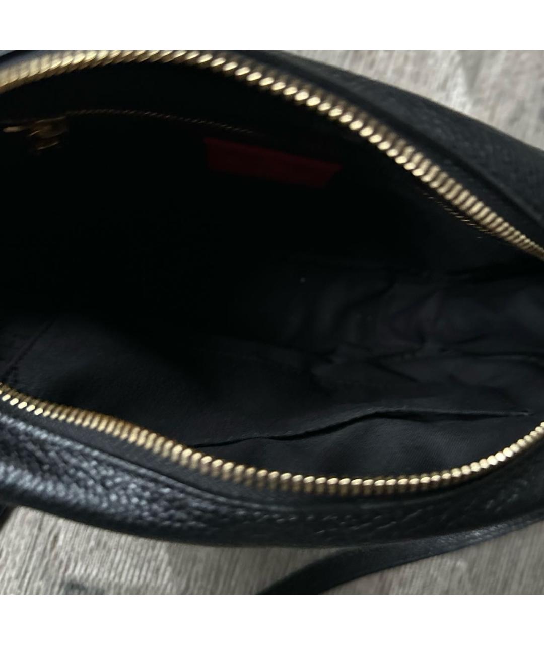 ETRO Черная кожаная сумка через плечо, фото 5