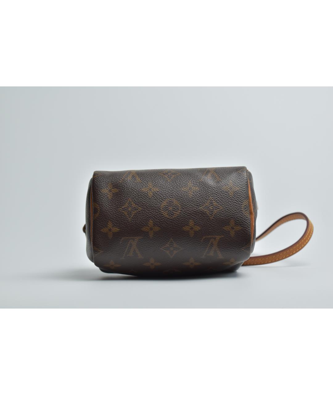 LOUIS VUITTON Коричневая сумка с короткими ручками, фото 5