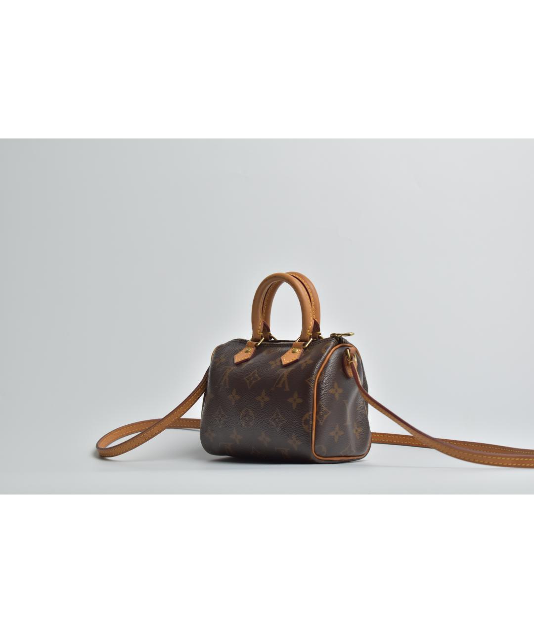 LOUIS VUITTON Коричневая сумка с короткими ручками, фото 2