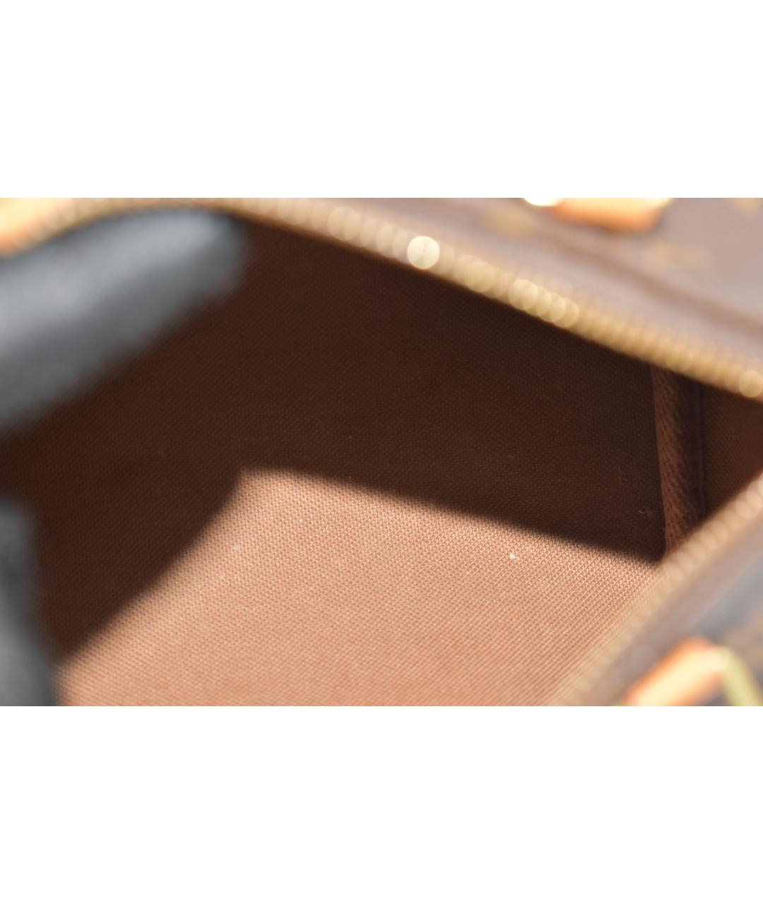 LOUIS VUITTON Коричневая сумка с короткими ручками, фото 4