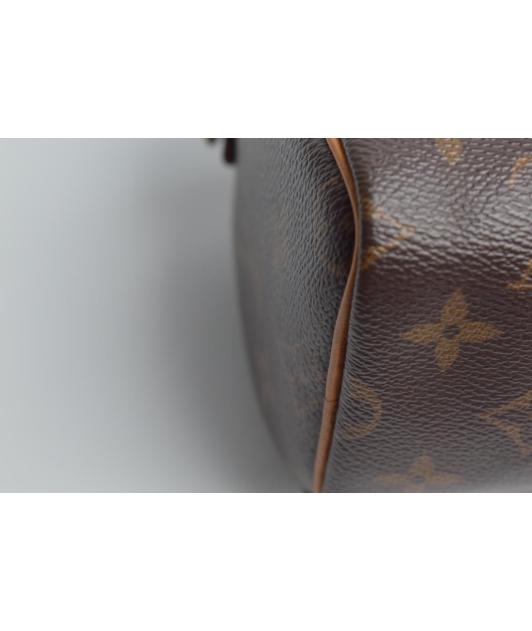 LOUIS VUITTON Коричневая сумка с короткими ручками, фото 7