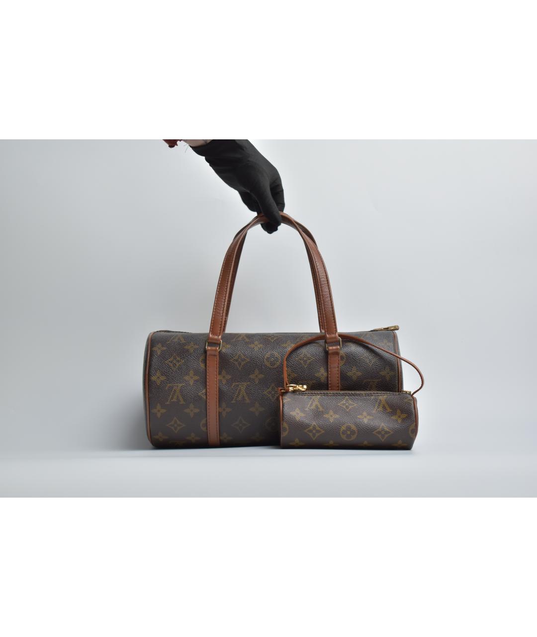 LOUIS VUITTON Коричневая сумка через плечо, фото 9