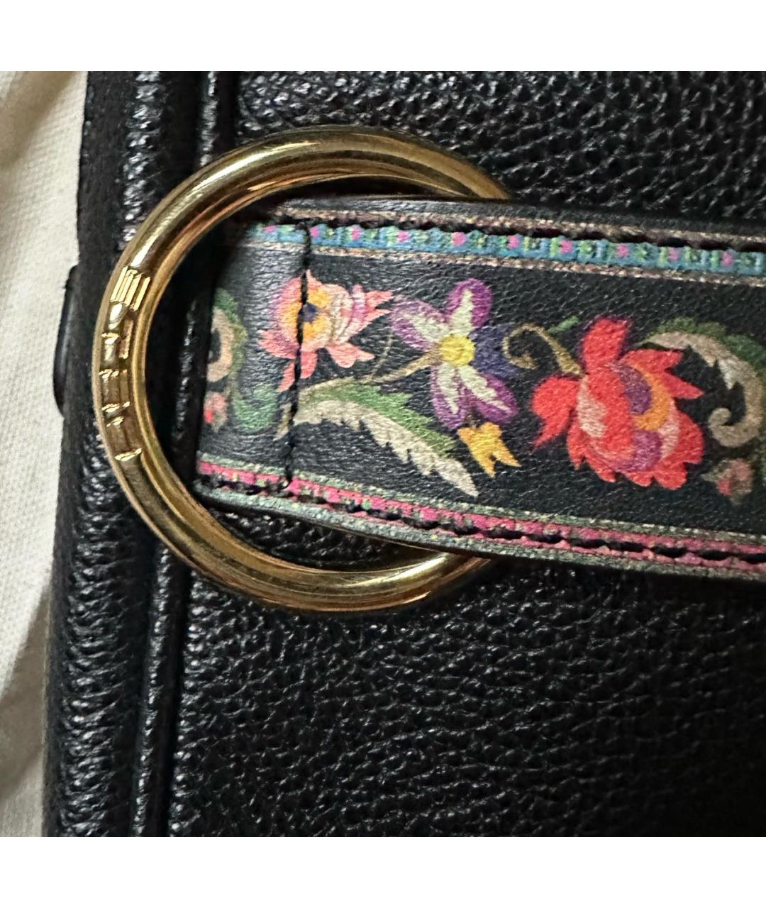 ETRO Черный кожаный рюкзак, фото 7