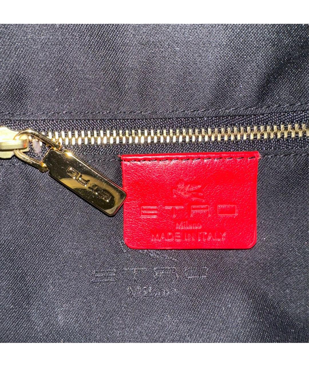 ETRO Черный кожаный рюкзак, фото 3