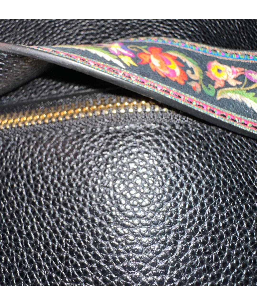 ETRO Черный кожаный рюкзак, фото 8