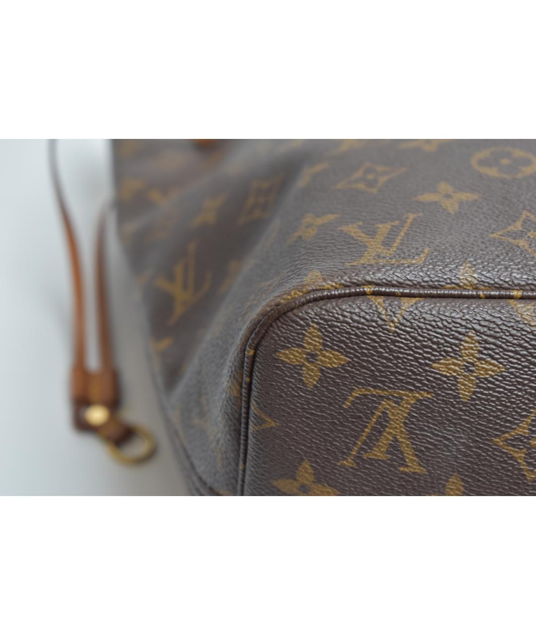 LOUIS VUITTON Коричневая сумка тоут, фото 5