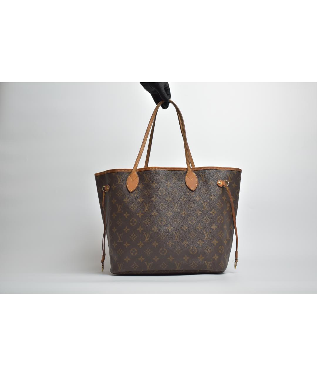 LOUIS VUITTON Коричневая сумка тоут, фото 3