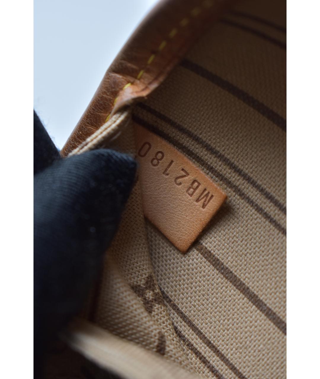 LOUIS VUITTON Коричневая сумка тоут, фото 7