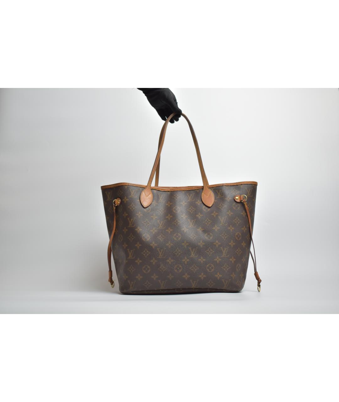 LOUIS VUITTON Коричневая сумка тоут, фото 8