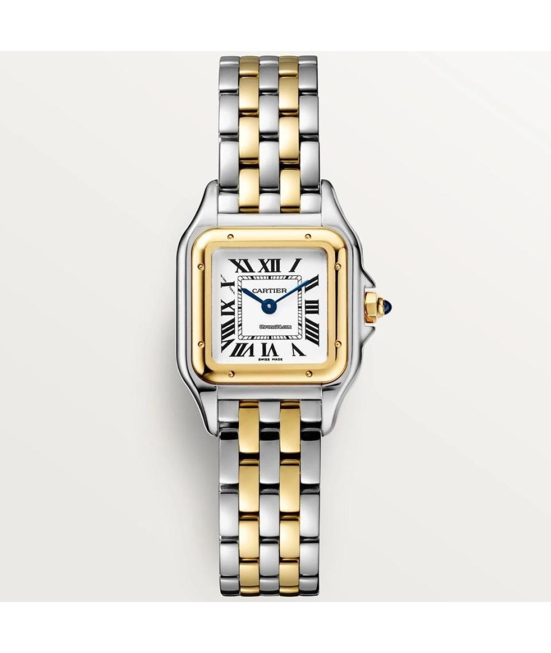 CARTIER Зеленые часы из желтого золота, фото 5