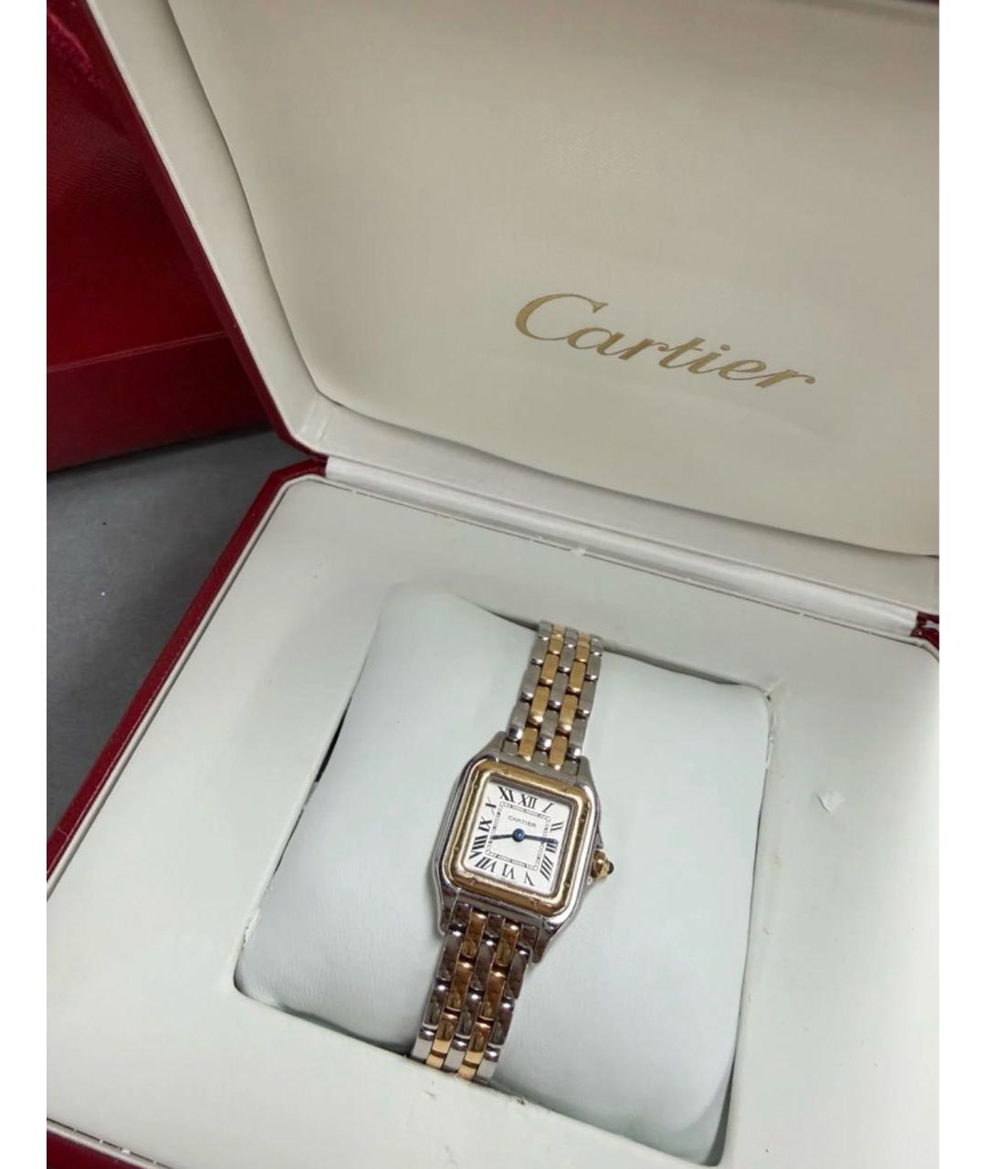 CARTIER Зеленые часы из желтого золота, фото 2