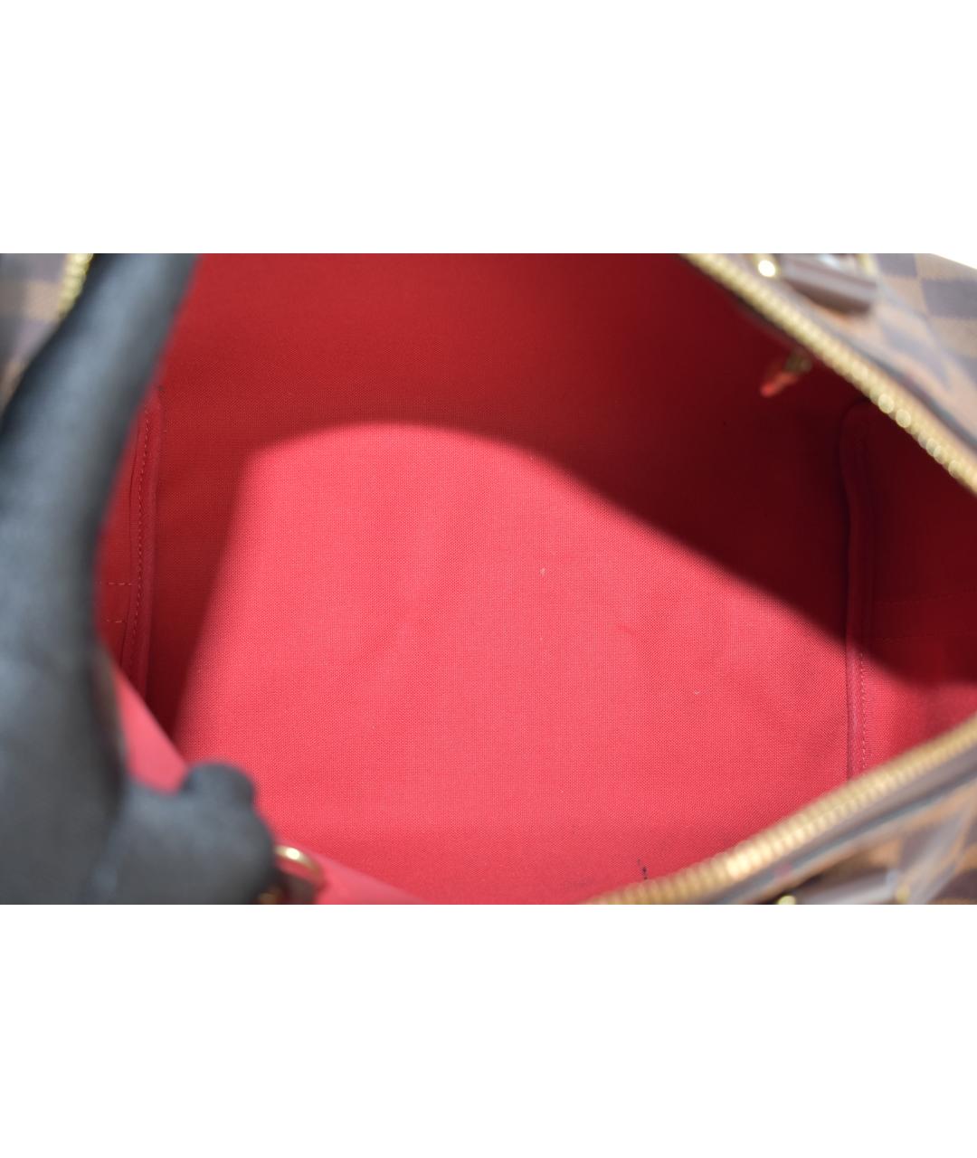 LOUIS VUITTON Коричневая сумка с короткими ручками, фото 4