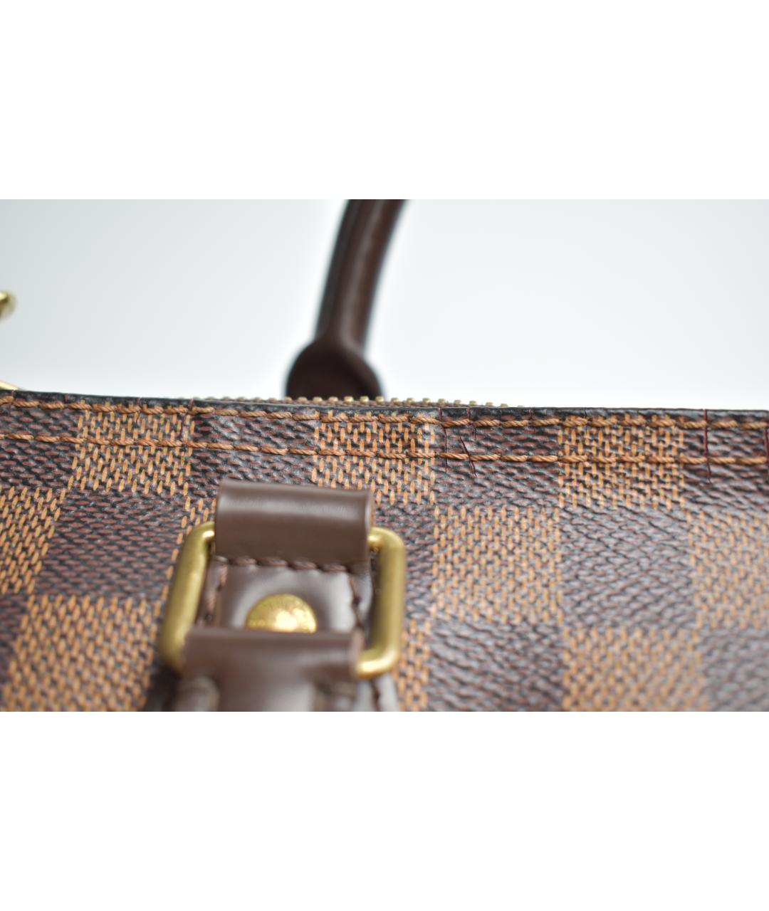 LOUIS VUITTON Коричневая сумка с короткими ручками, фото 7