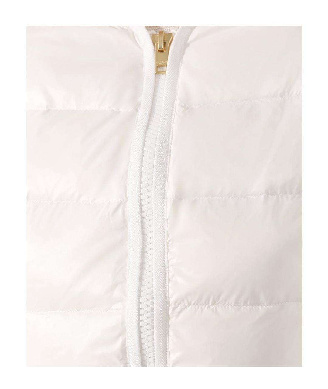 ESCADA Белый полиэстеровый пуховик, фото 8