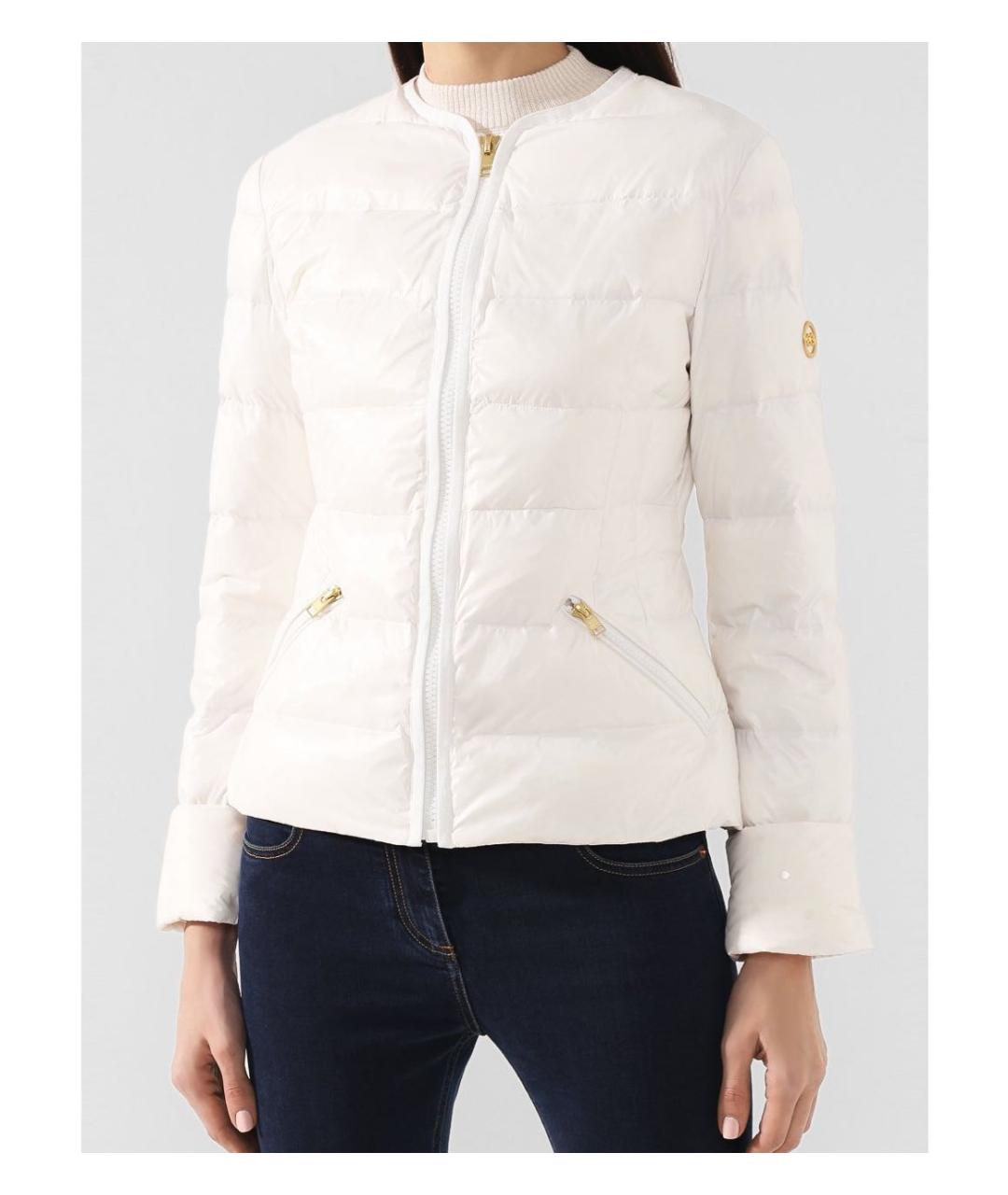 ESCADA Белый полиэстеровый пуховик, фото 4