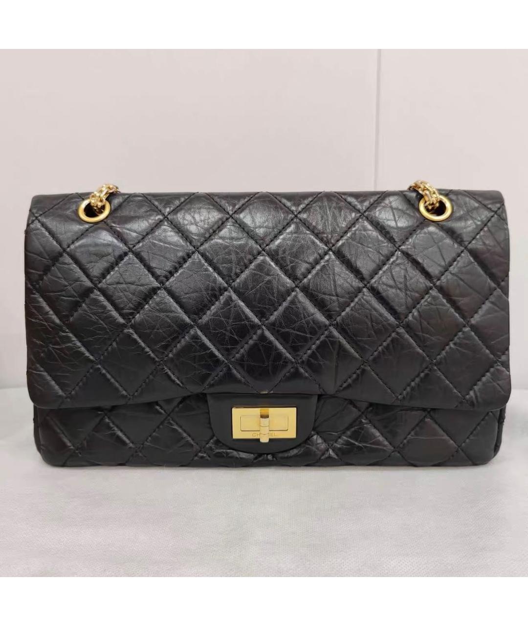 CHANEL Черная кожаная сумка через плечо, фото 9