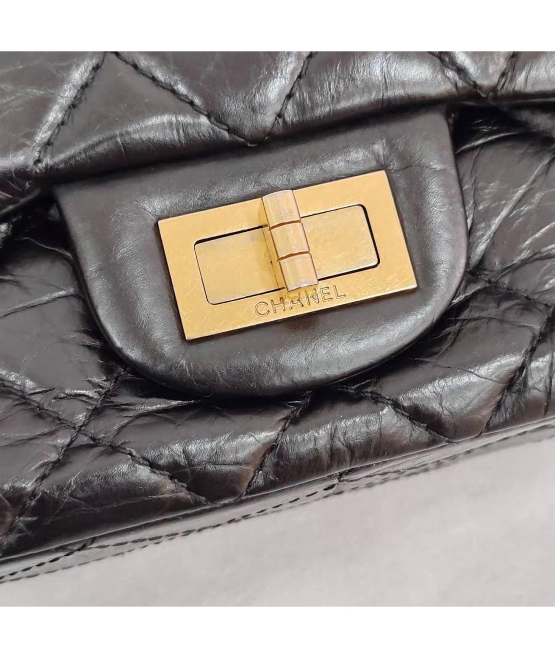 CHANEL Черная кожаная сумка через плечо, фото 8
