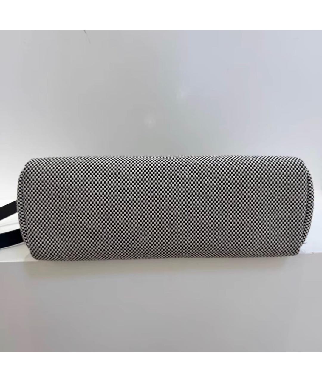 HERMES Черная тканевая сумка через плечо, фото 5