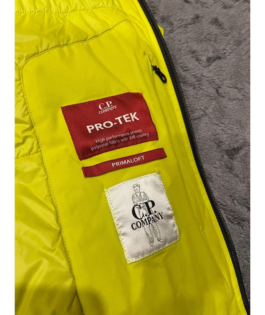 CP COMPANY Желтая полиэстеровая куртка, фото 4