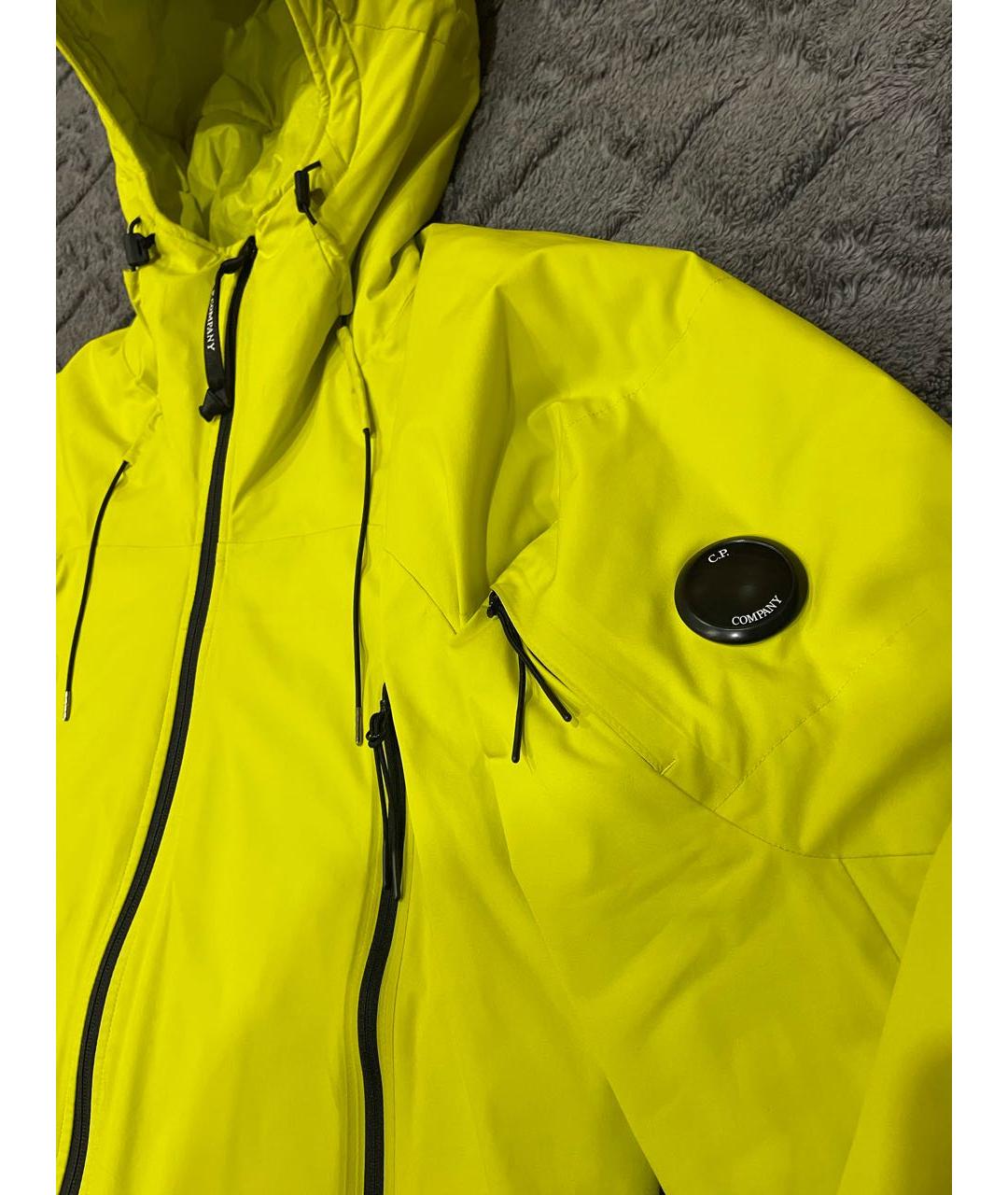 CP COMPANY Желтая полиэстеровая куртка, фото 2