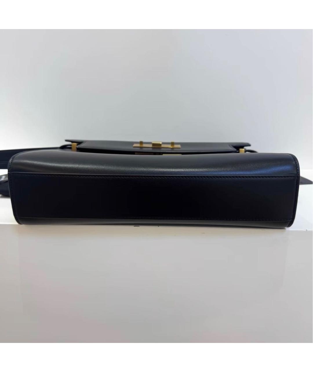 SAINT LAURENT Черная кожаная сумка через плечо, фото 5