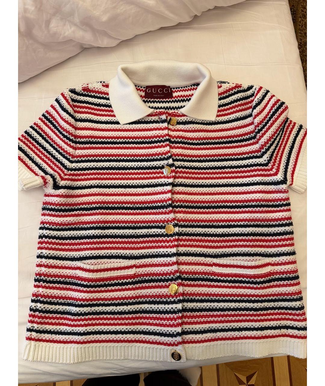 GUCCI Мульти хлопковый кардиган, фото 7