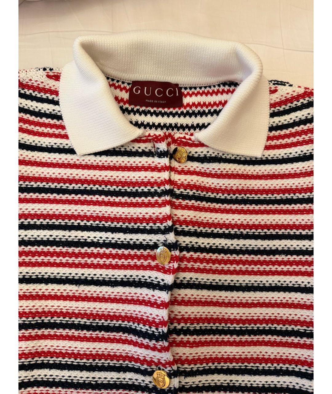 GUCCI Мульти хлопковый кардиган, фото 2