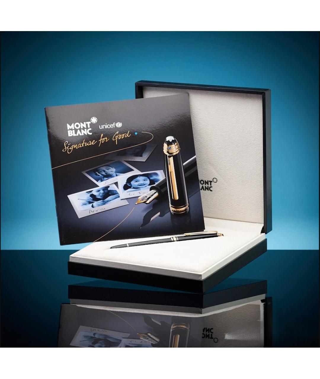 MONTBLANC Золотая позолоченная чернильная ручка, фото 2