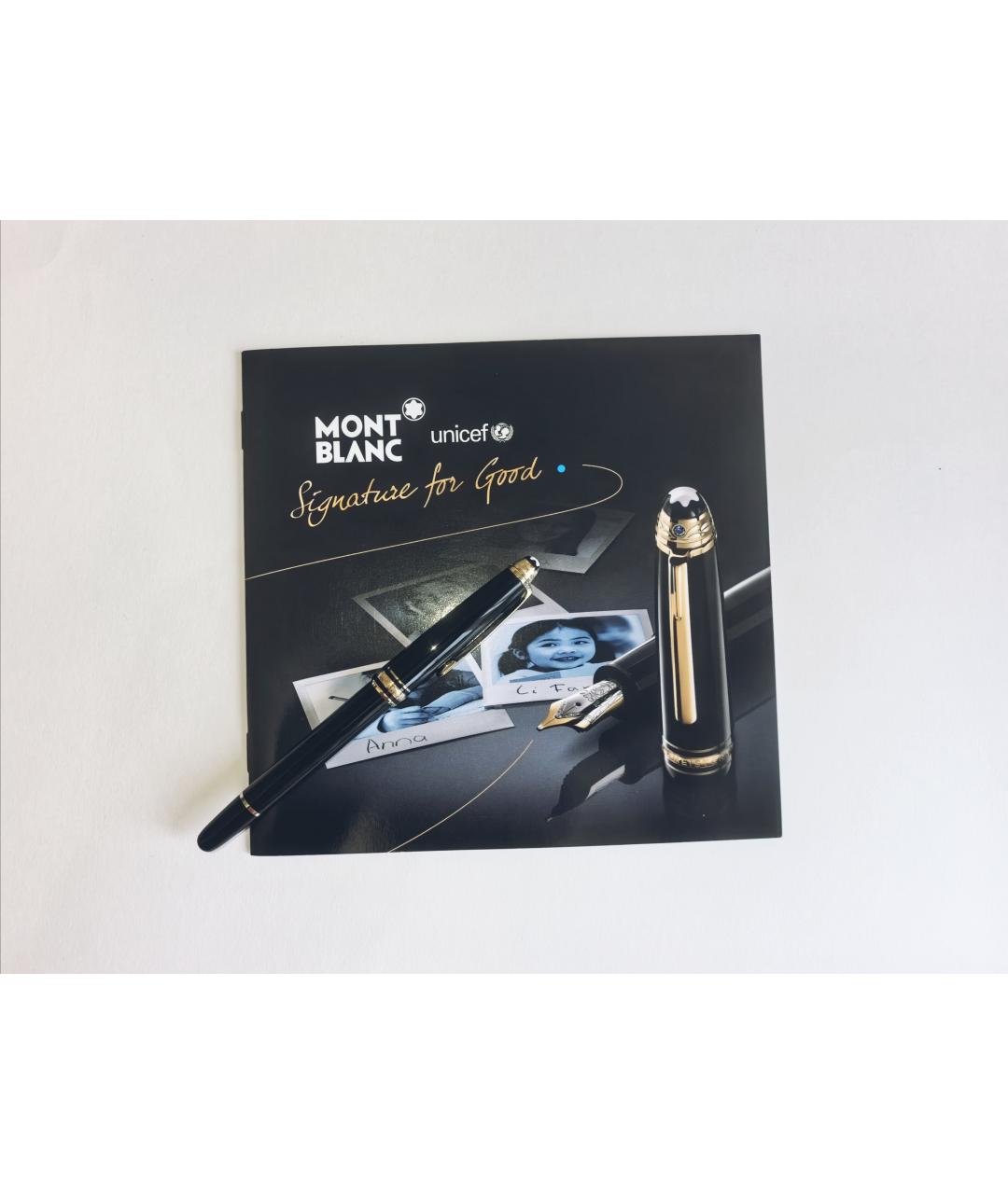 MONTBLANC Золотая позолоченная чернильная ручка, фото 4