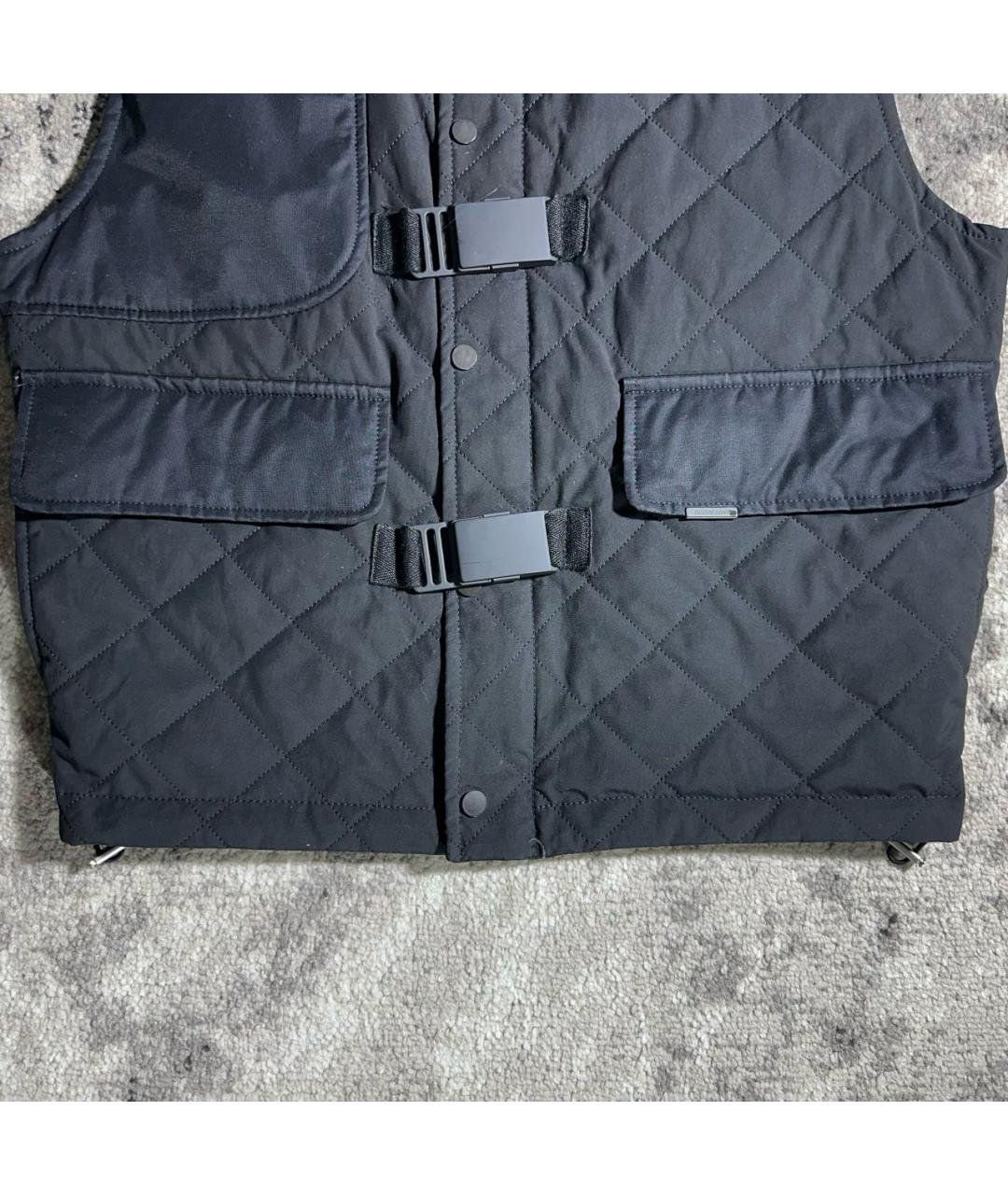 REPRESENT Черный хлопковый жилет, фото 5