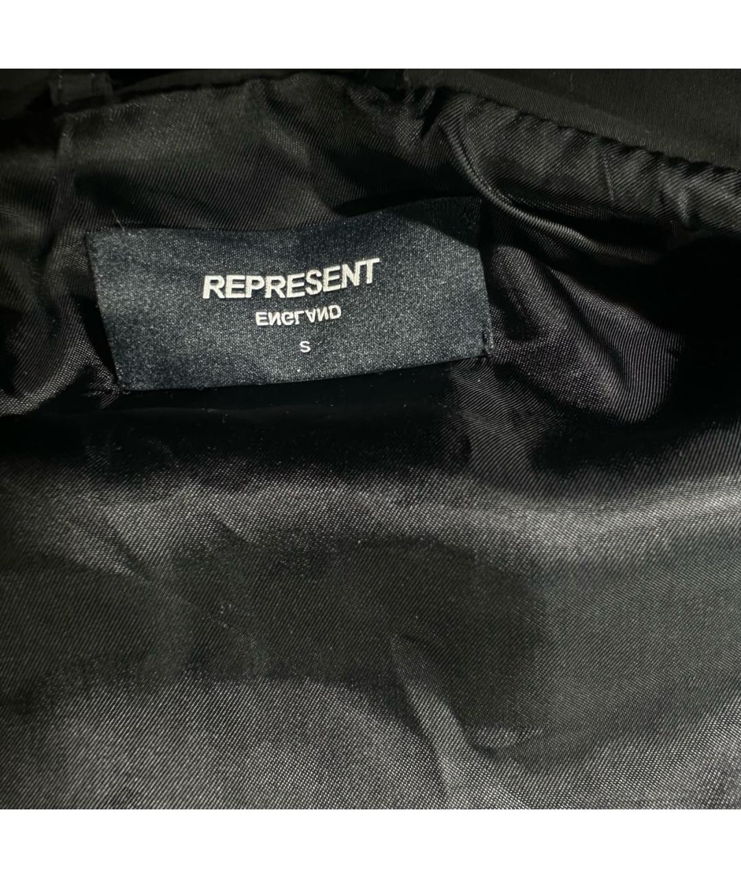 REPRESENT Черный хлопковый жилет, фото 7