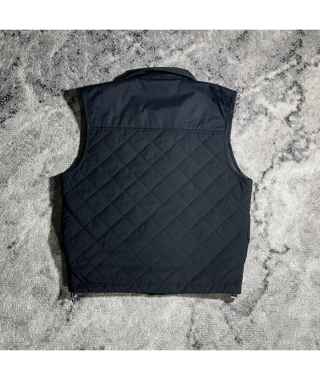 REPRESENT Черный хлопковый жилет, фото 3