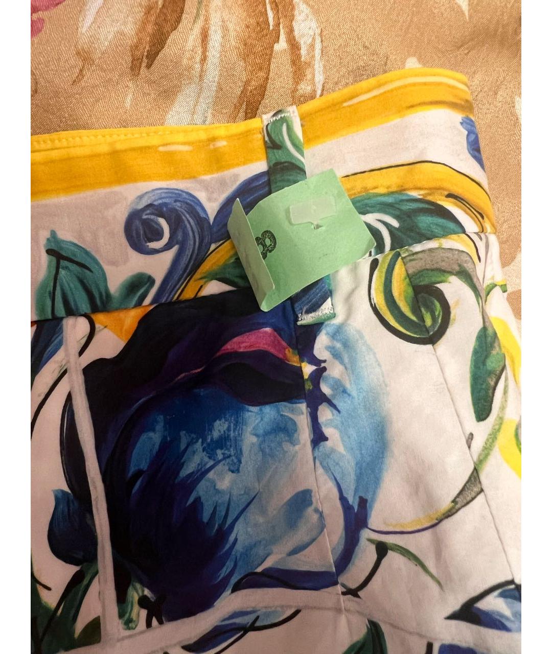 DOLCE&GABBANA Мульти хлопковые шорты, фото 3
